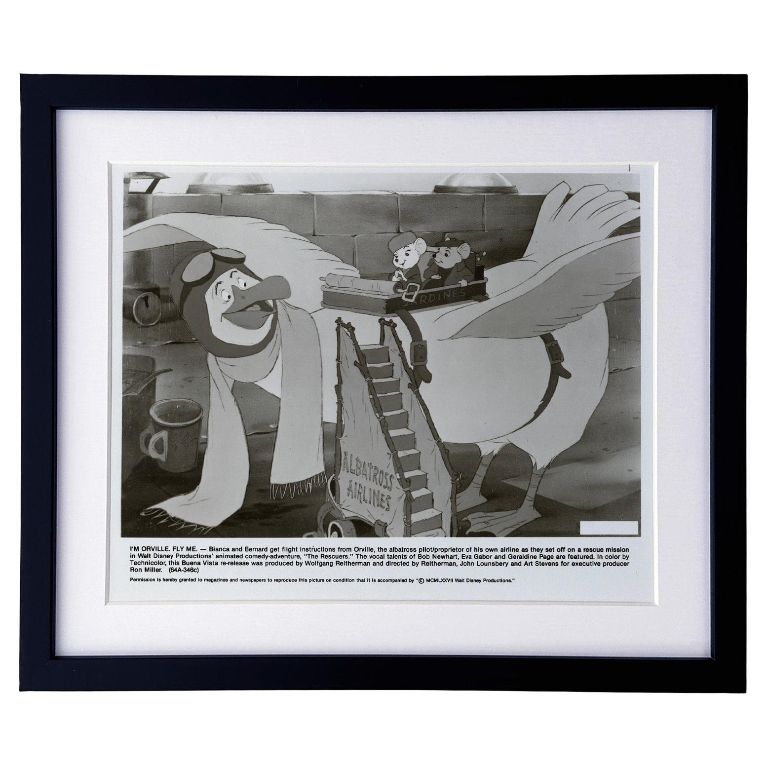 The Rescuers (1977) Press Publicity Still - Framed