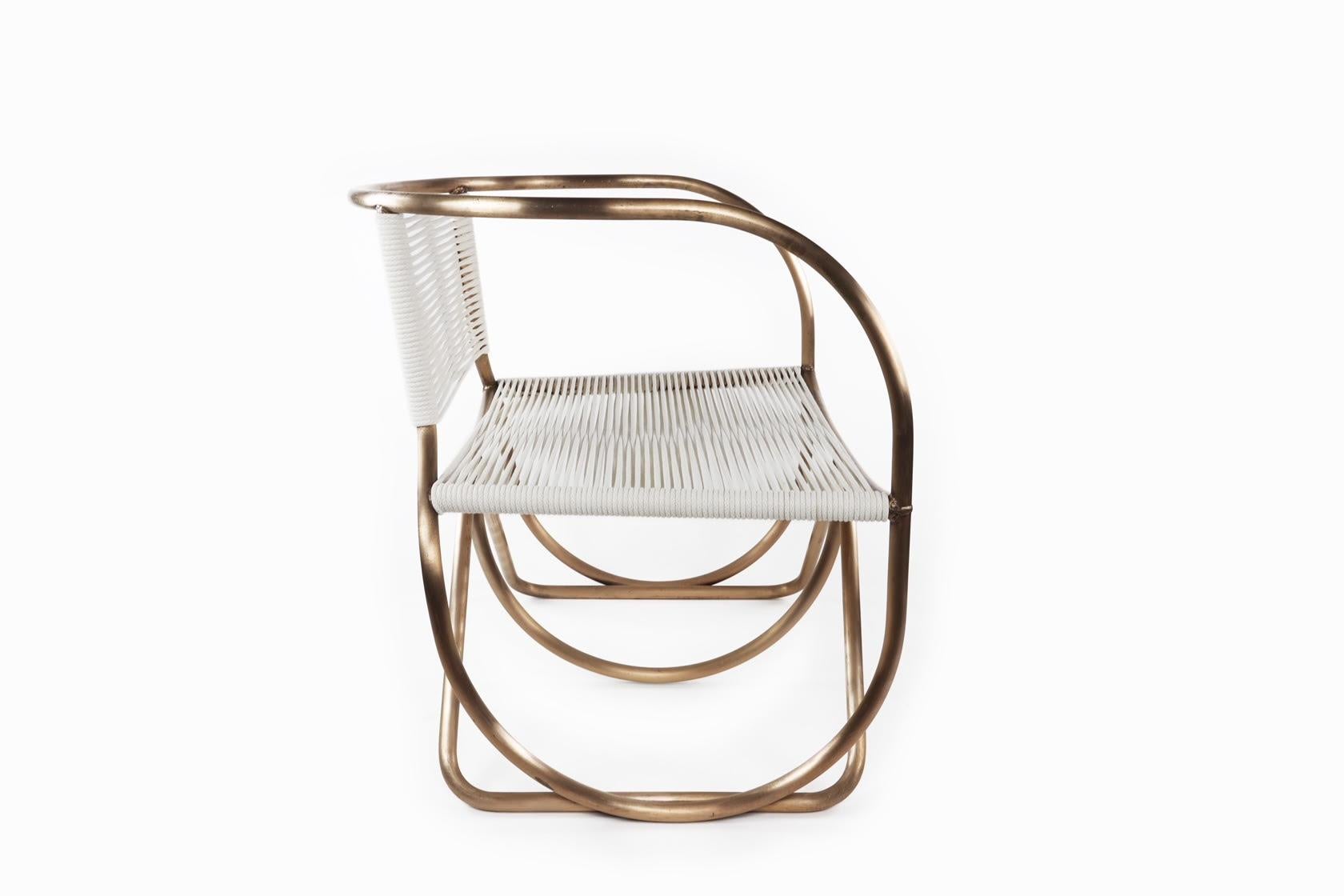 bronze rope chair
