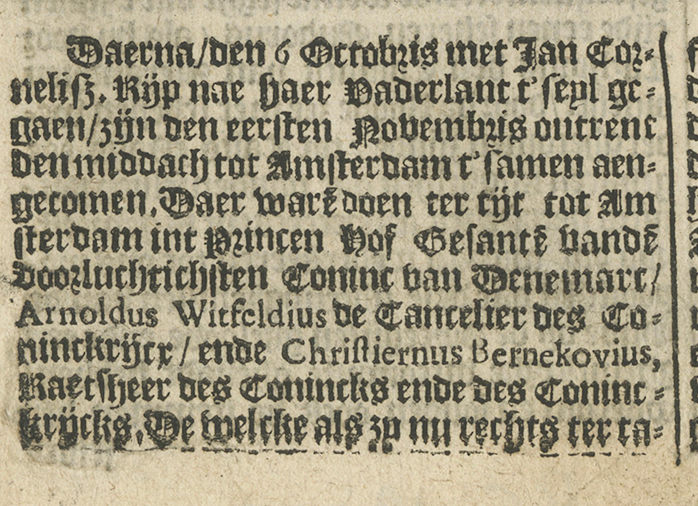 Die Rückkehr der niederländischen Entdecker in den Hafen von Amsterdam, Pontanus, 1611 (Niederländisch) im Angebot