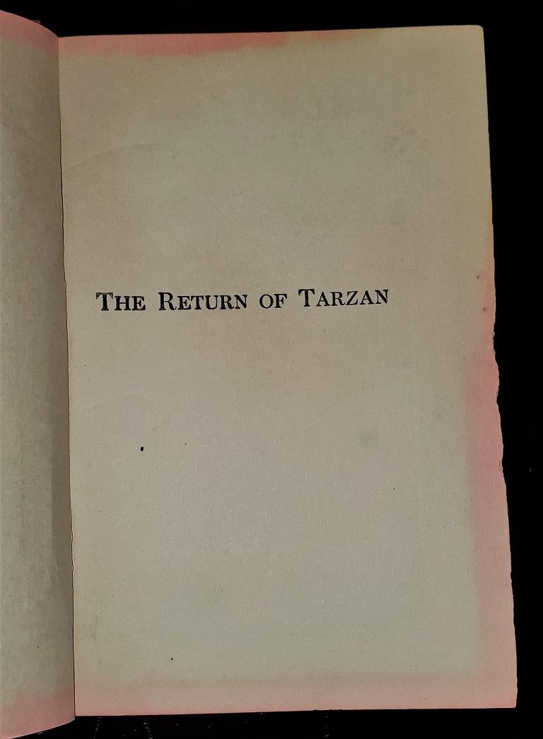 Romantique Le retour de la première édition de Tarzan en vente