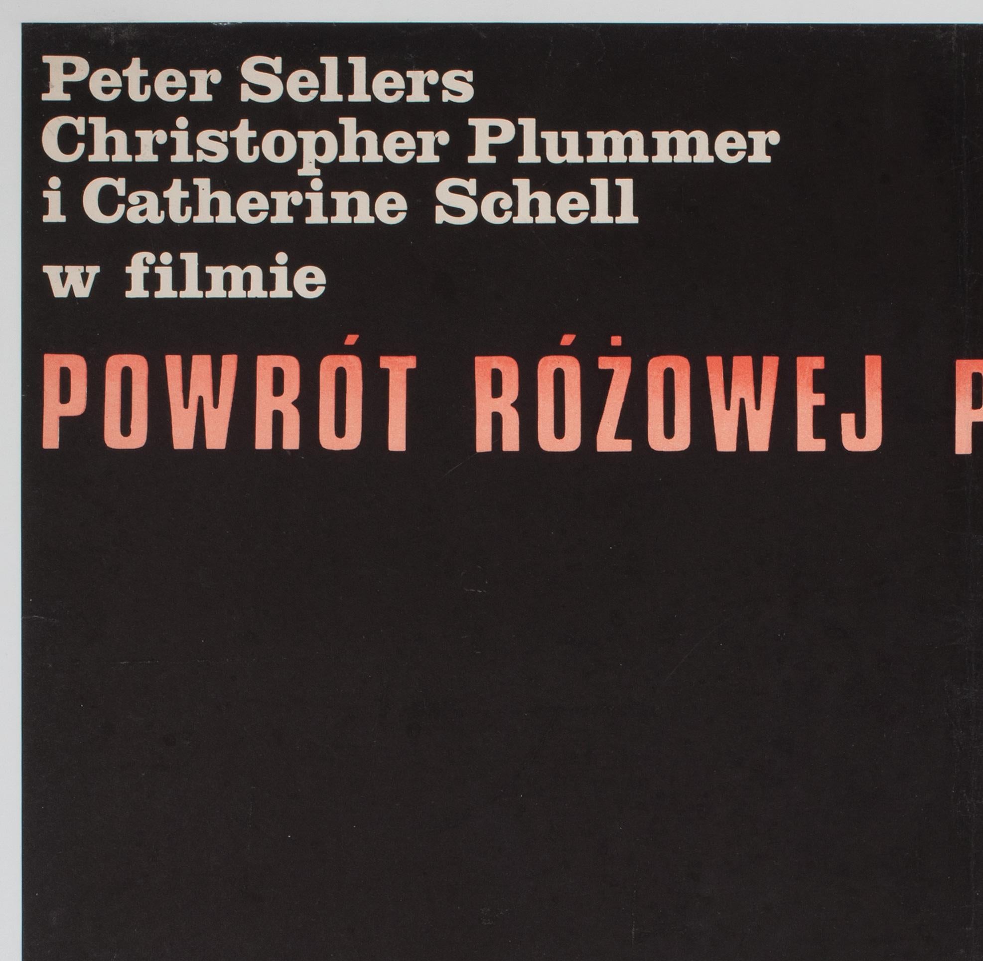 „The Return of the Pink Panther“, polnisches B1-Filmplakat, Edward Lutczyn, 1977 (Polnisch) im Angebot