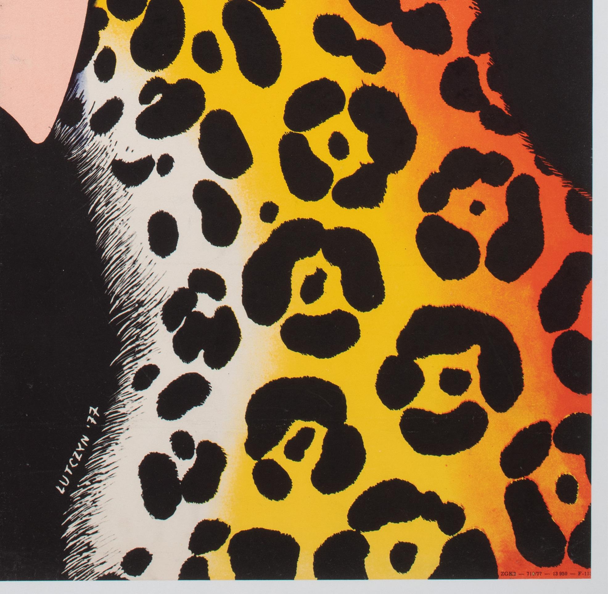 „The Return of the Pink Panther“, polnisches B1-Filmplakat, Edward Lutczyn, 1977 im Angebot 2