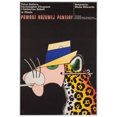 The Return of the Pink Panther 1977 Polish B1 Film Poster, Edward Lutczyn