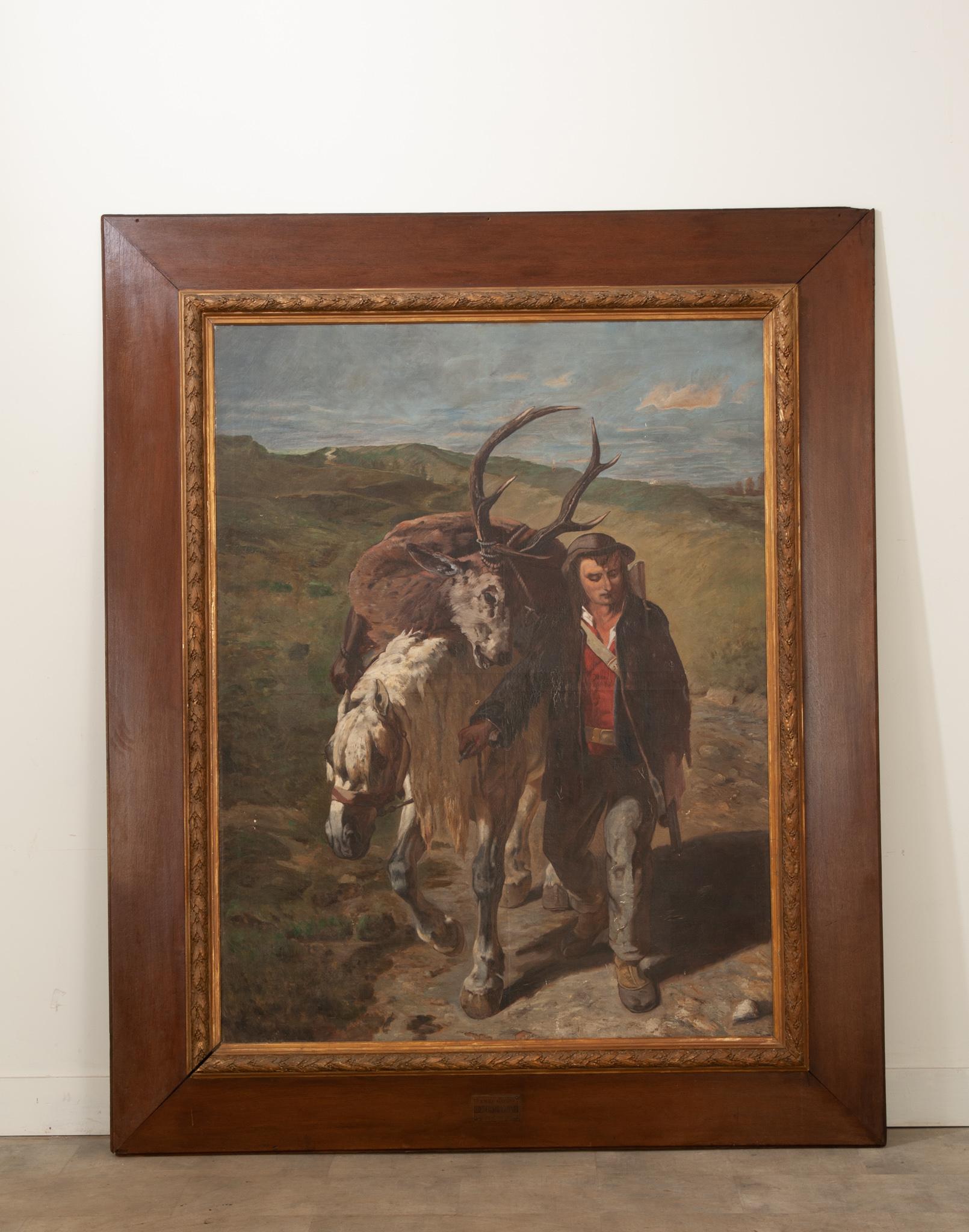 Sporting Art “The Return of the Poacher” by Emile David For Sale
