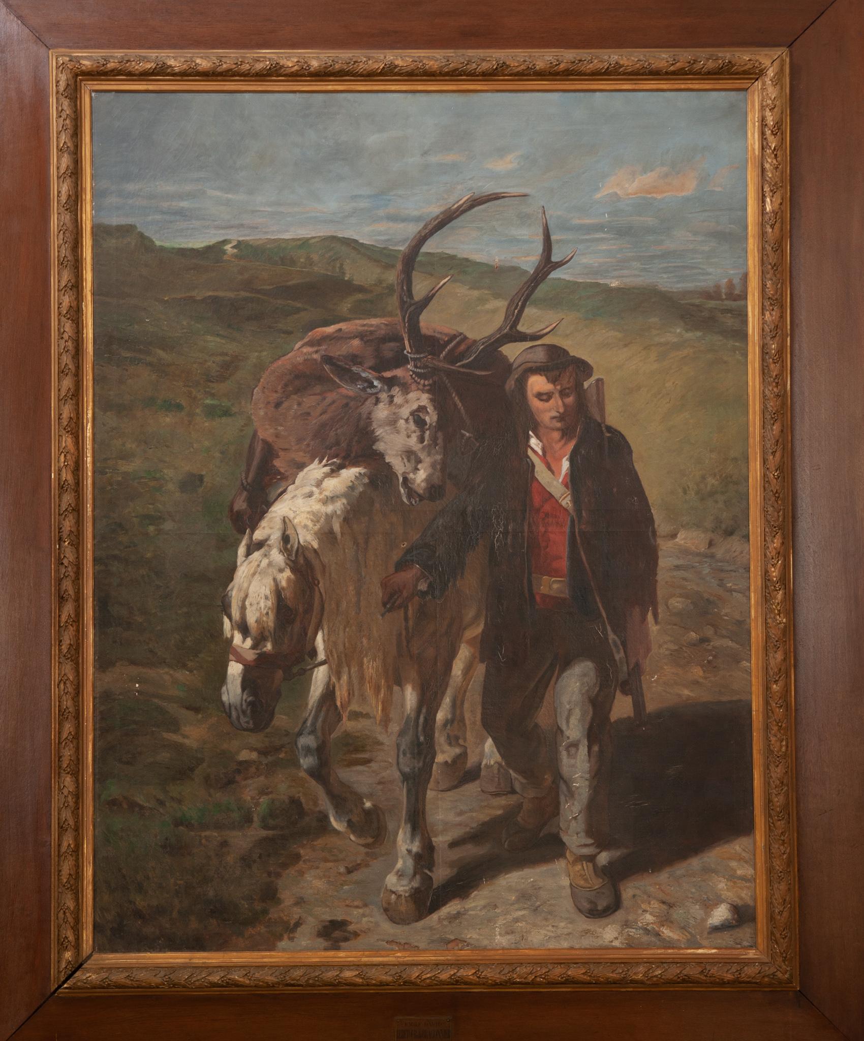 French “The Return of the Poacher” by Emile David For Sale