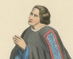 The Revered Doyen: A Portrait of Venerable Leadership, Lithograph Published 1847