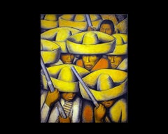 The Revolution, after Spanish Colonial Oil Painting by Diego Rivera