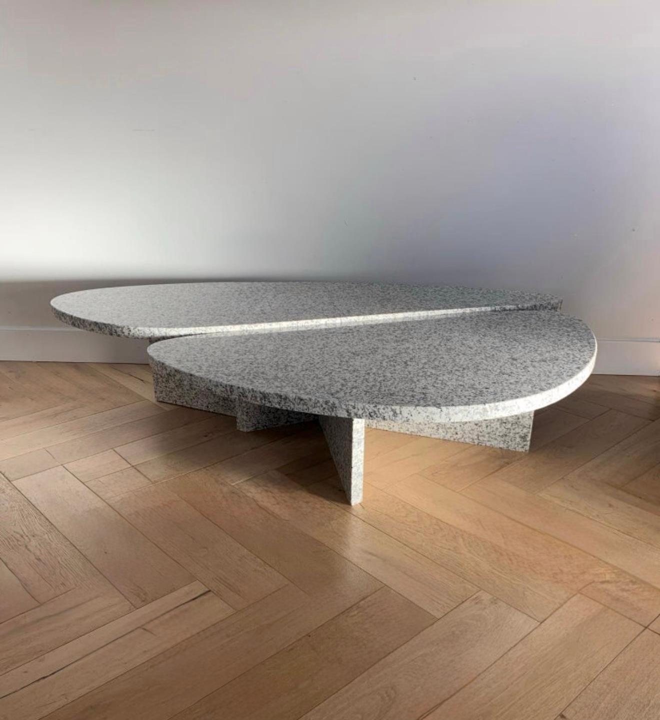 Il tavolino da caffè a petali di granito 