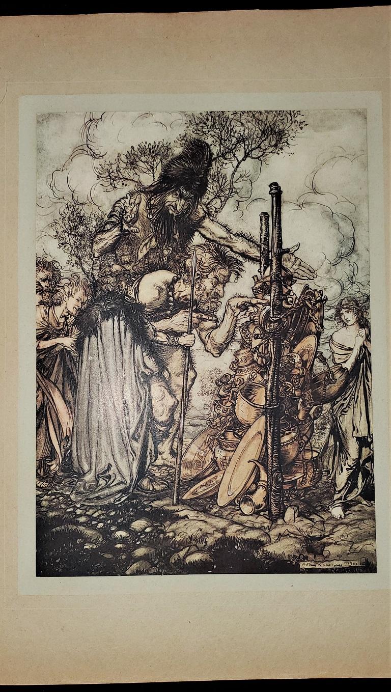 The Rhinegold and The Valkyrie, illustriert von A Rackham, Erstausgabe im Angebot 3