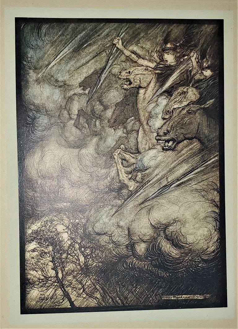 The Rhinegold and The Valkyrie Illustrated by A Rackham First Edition For Sale 3