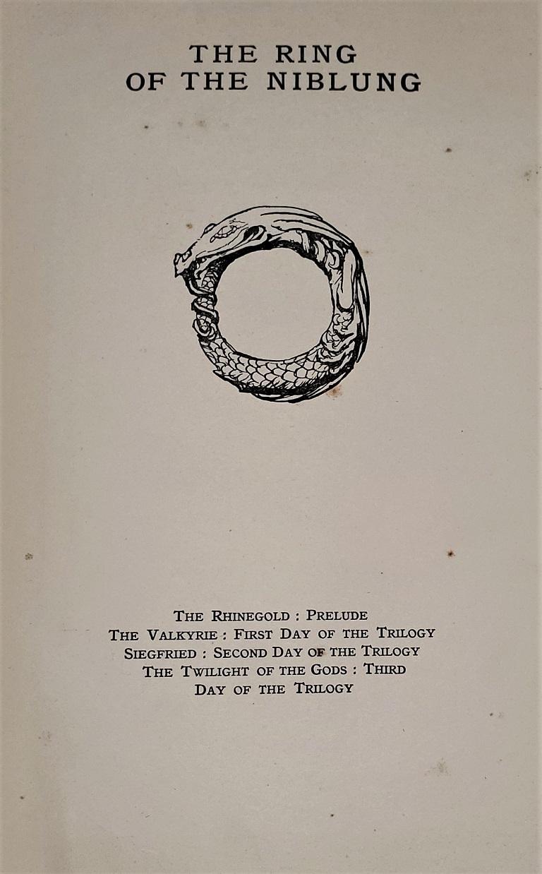 The Rhinegold and The Valkyrie, illustriert von A Rackham, Erstausgabe (Böhmisch) im Angebot
