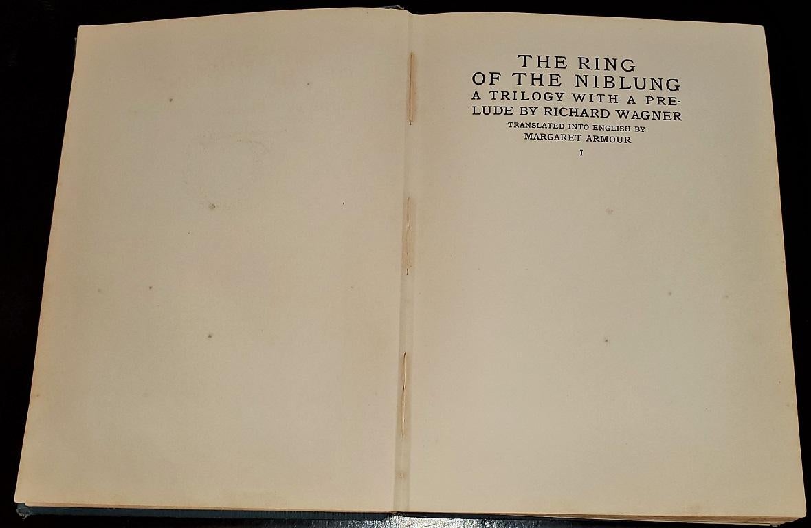 El Rinegold y la Valquiria Ilustrado por A Rackham Primera edición Estadounidense en venta