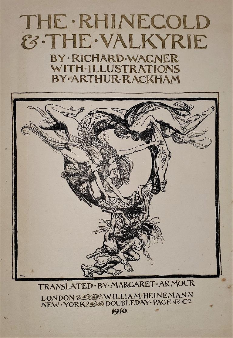 American The Rhinegold and The Valkyrie Illustrated by A Rackham First Edition For Sale