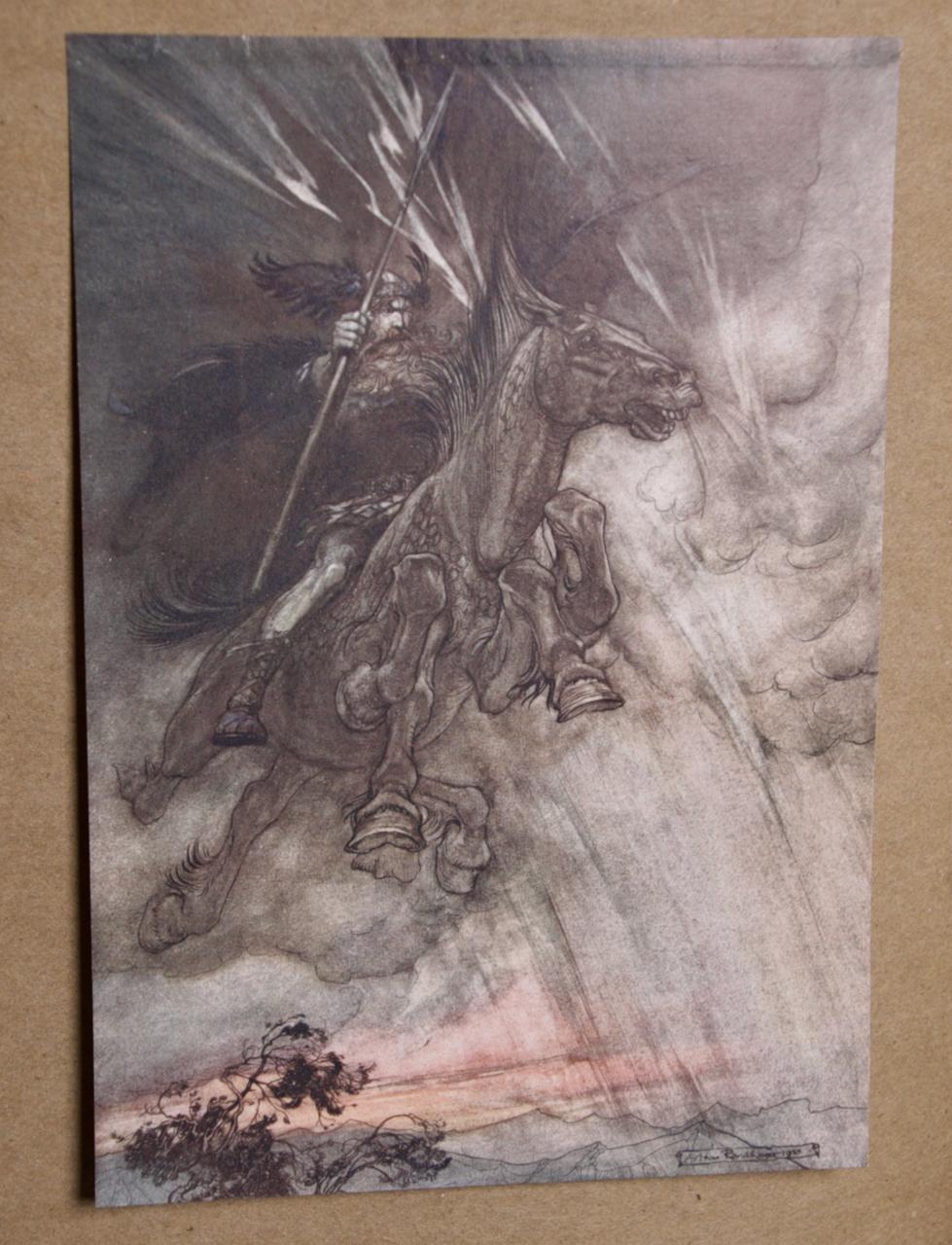 The Rhinegold and the Valkyrie, Limited Ed. Illustrated and Signed by A. Rackham For Sale 9