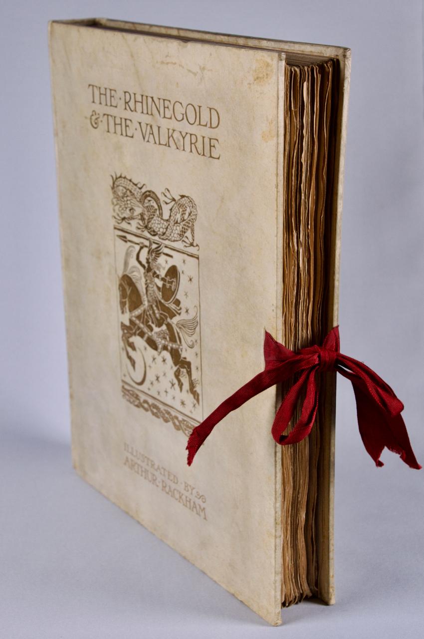 The Rhinegold and the Valkyrie, Limited Ed. Illustrated and Signed by A. Rackham In Good Condition For Sale In Alamo, CA