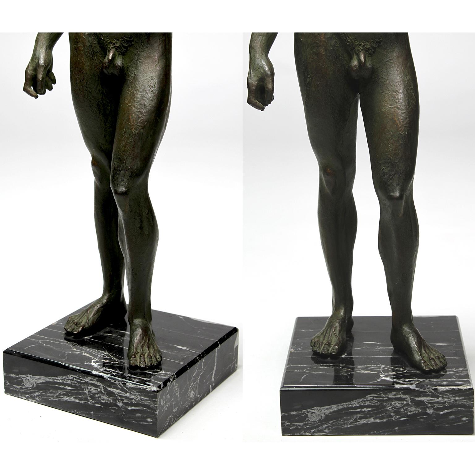 The Riace Warriors, une paire de figurines en cuivre moulé à froid et en résine Replica  en vente 8