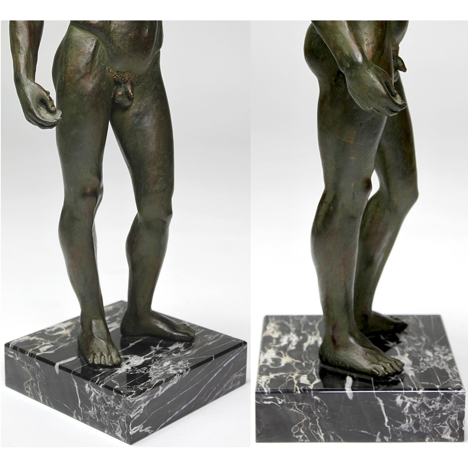 The Riace Warriors, une paire de figurines en cuivre moulé à froid et en résine Replica  en vente 10