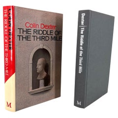 The Riddle of the Third Mile by Colin Dexter – FIRST EDITION, Inscribed