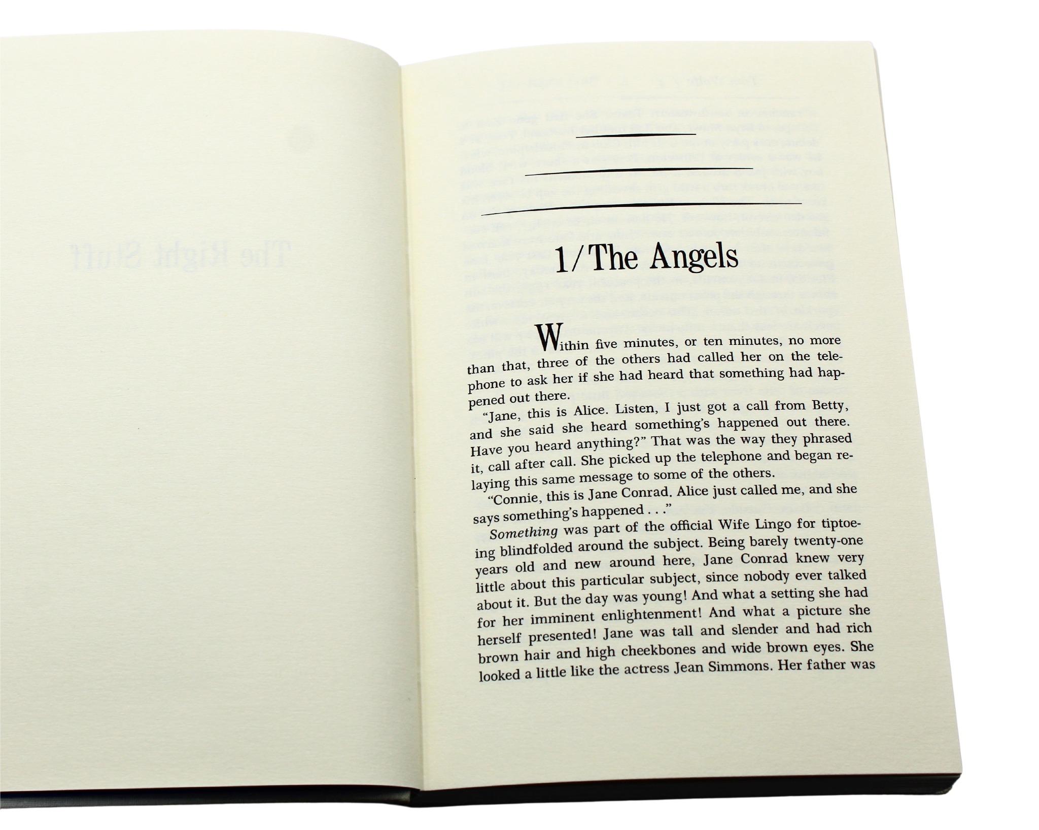 The Right Stuff signiert von Tom Wolfe, Erstausgabe in Original Aufbewahrungsbeuteljacke, 1979 im Angebot 1