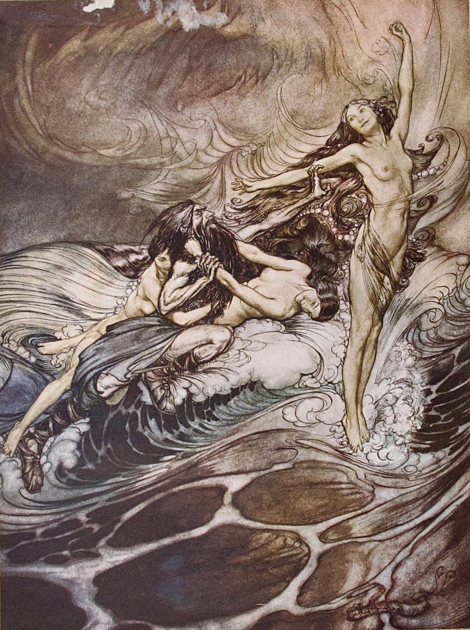 The Ring of the Niblung by Richard Wagner, Illustrated by Arthur Rackham For Sale 7