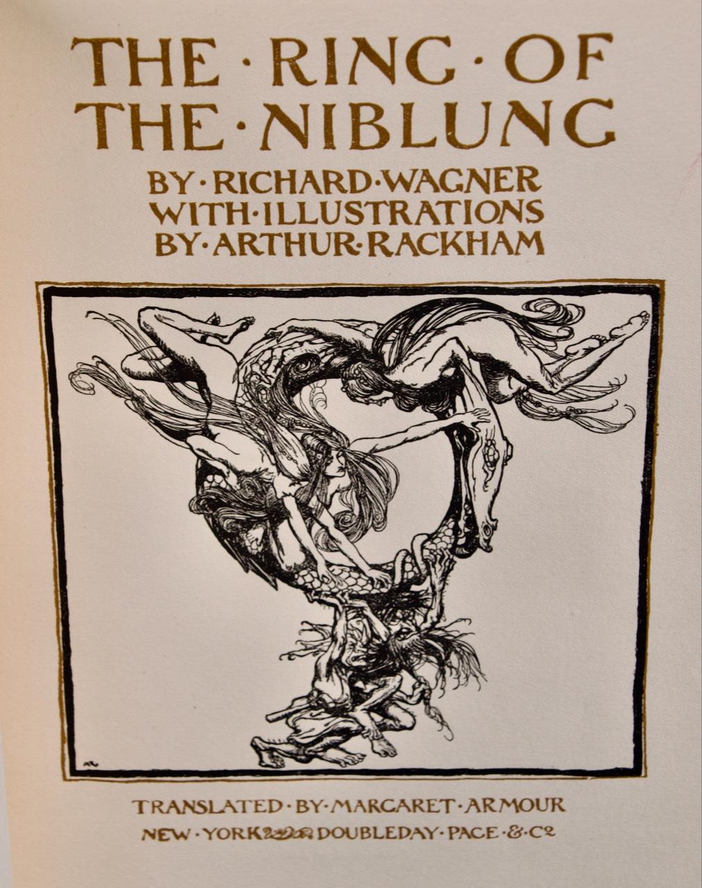 English The Ring of the Niblung by Richard Wagner, Illustrated by Arthur Rackham For Sale