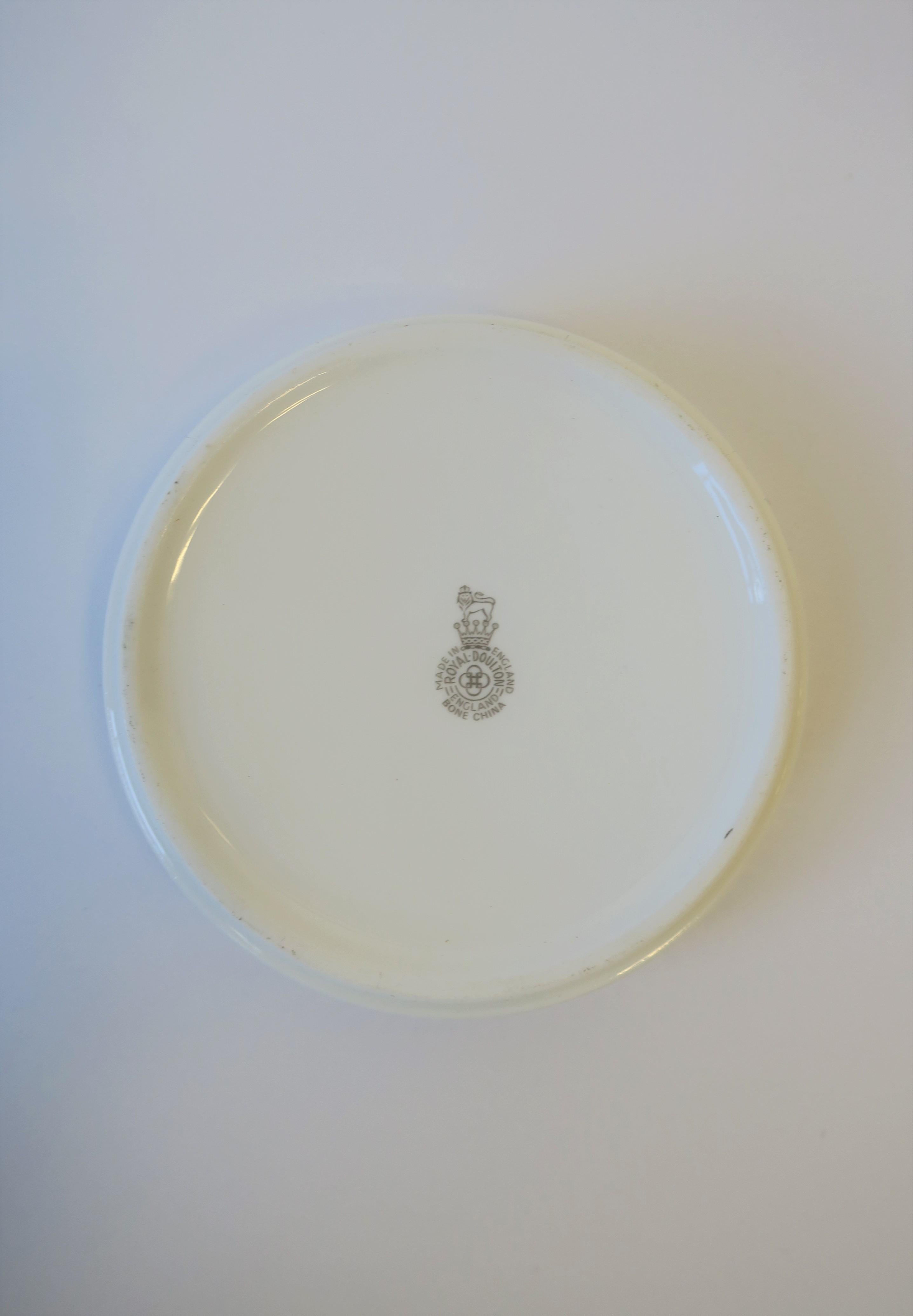 The Ritz Hotel London Blue and White Porcelain Jewelry Dish by Royal Doulton 6