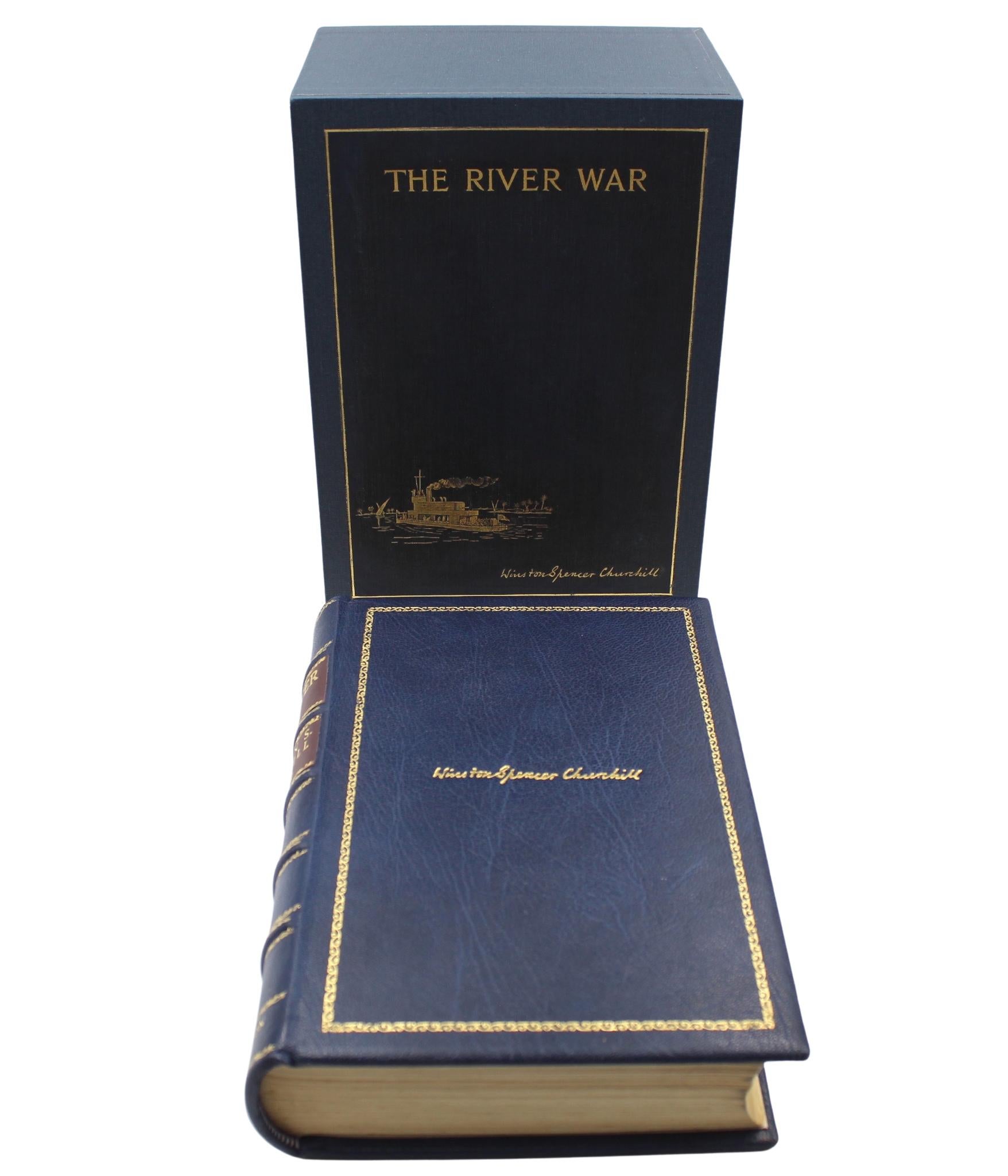 The River War von Winston S. Churchill, Erstausgabe, Zweibändiges Band, 1899 (Spätes 19. Jahrhundert) im Angebot