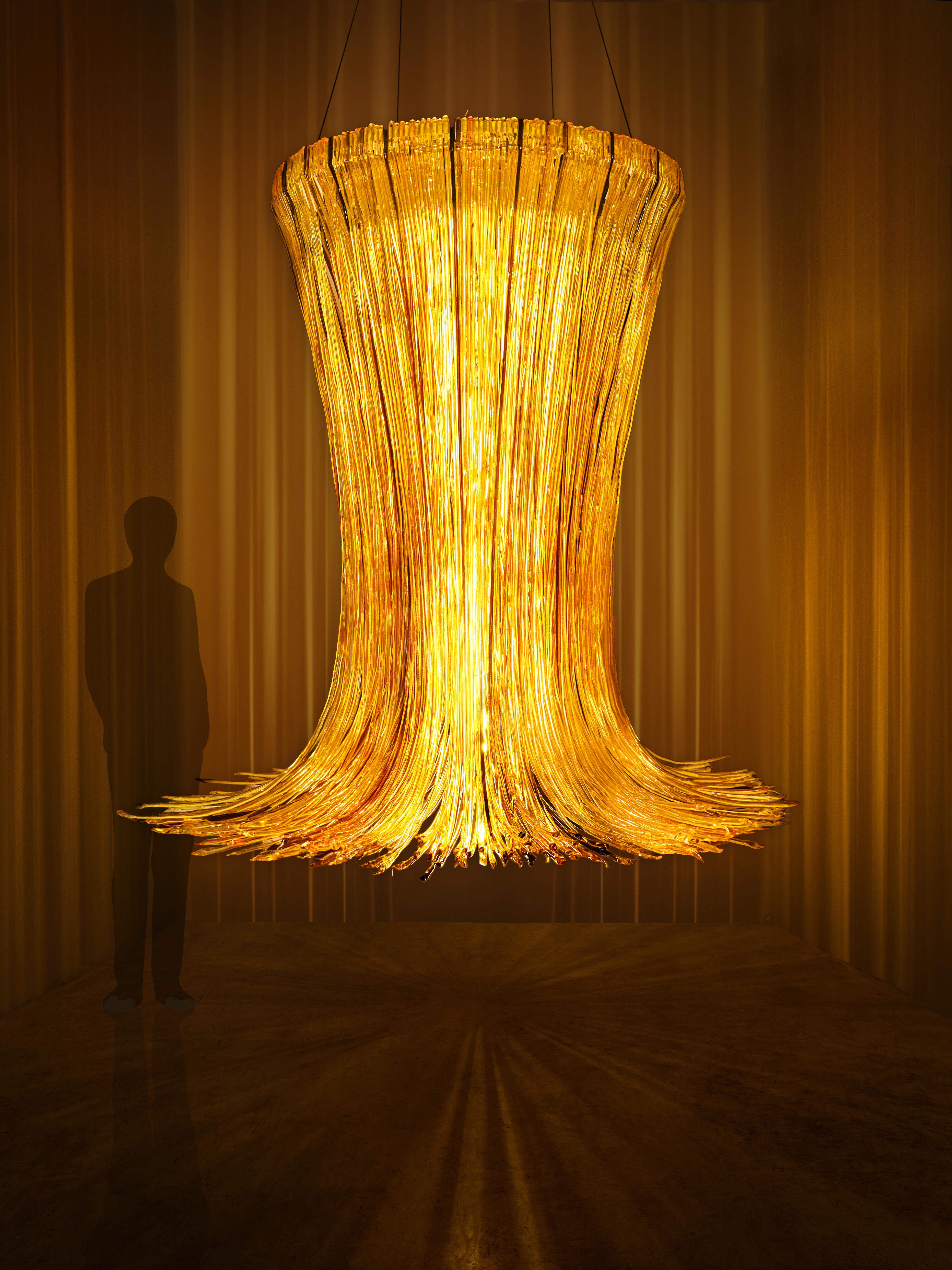 The Rivers Collections / Gila Chandelier
Handmade in polycarbonate by Jacopo Foggini


Jacopo Foggini presents the new Rivers chandeliers collection. A collection
consisting of eight pieces, luminous sculptures in polycarbonate, majestic and
out of