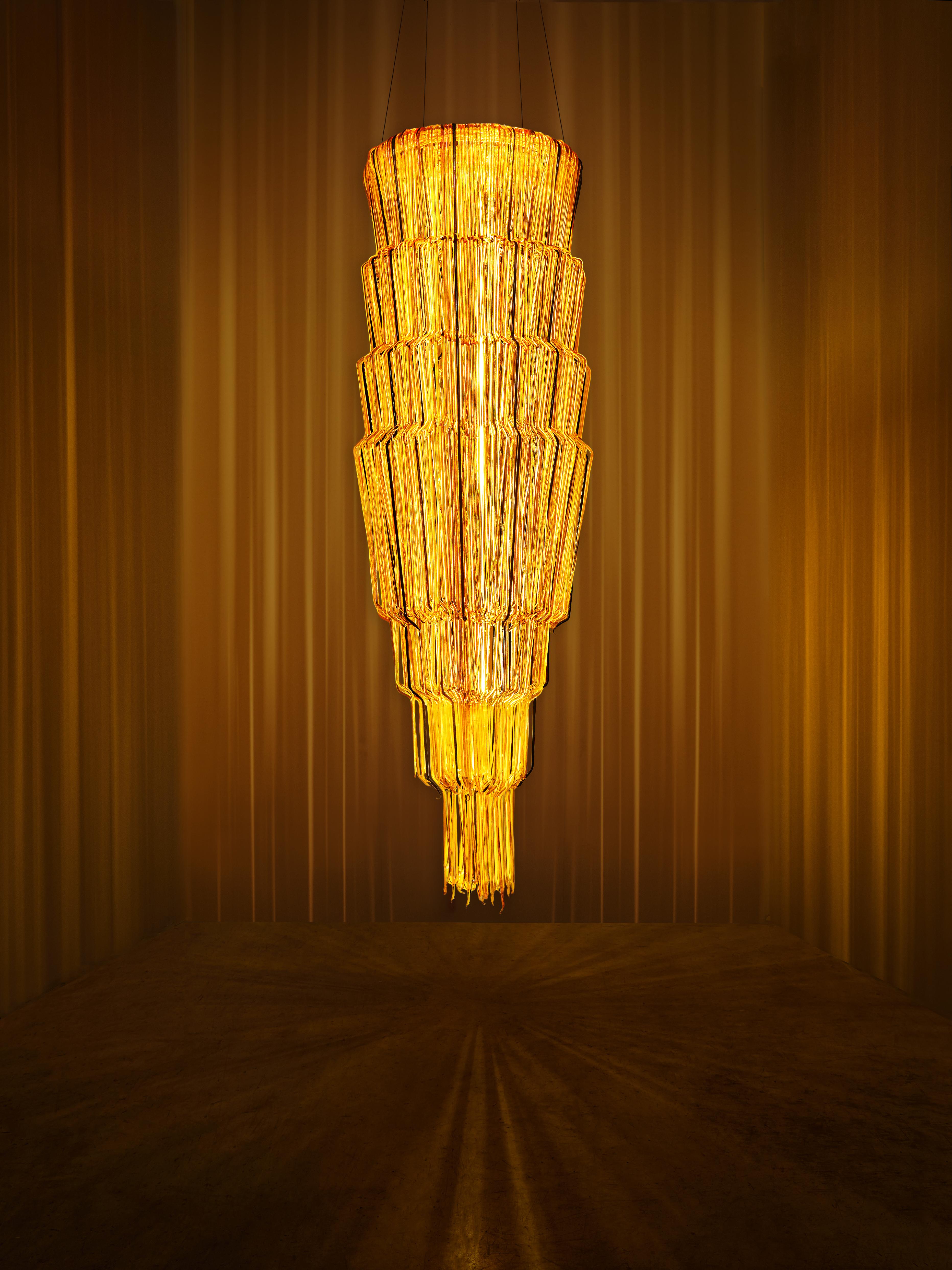 The Rivers Collections / Nilo Chandelier
Handmade in polycarbonate by Jacopo Foggini


Jacopo Foggini presents the new Rivers chandeliers collection. A collection
consisting of eight pieces, luminous sculptures in polycarbonate, majestic and
out of