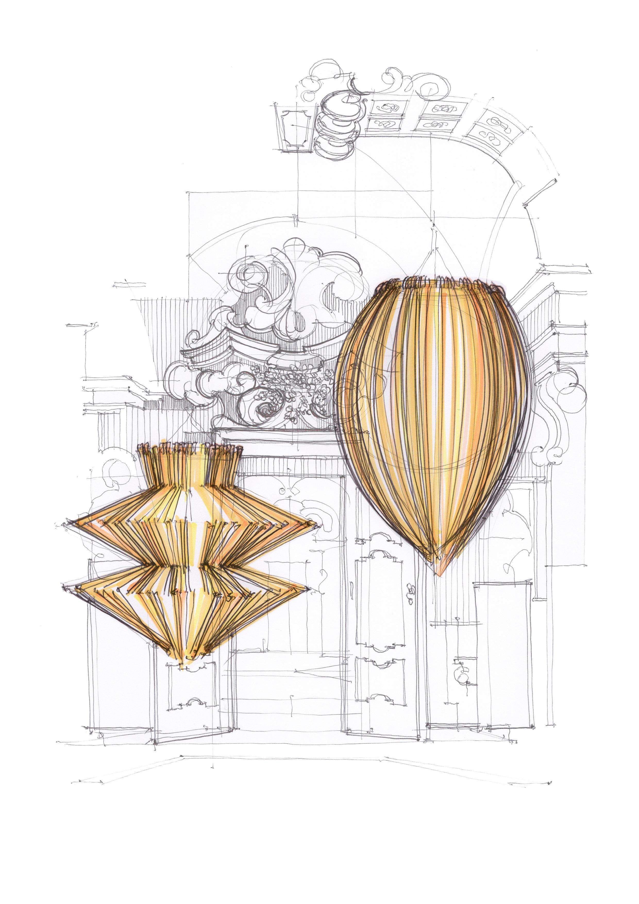 Altro The Rivers Collection Limited edition // Rio Chandelier by Jacopo Foggini in vendita