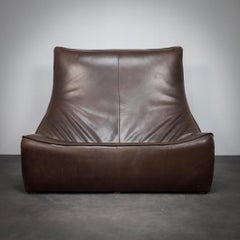 “The Rock” Leather 2-Seater Sofa by Gerard van den Berg for Montis (197