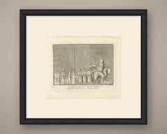 The Rock Reliefs of Naqsh-i Rajab in Persia, Antique Print, 1780