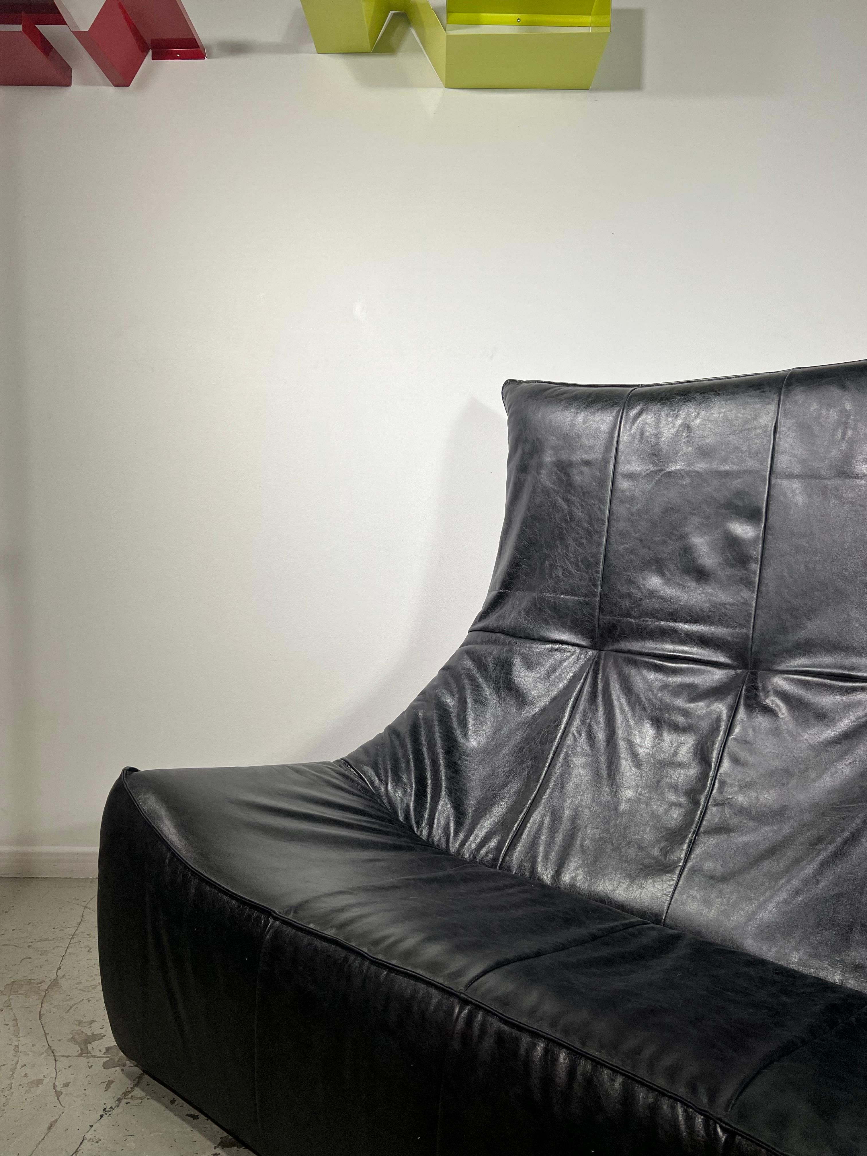 The Rock sofa by Gerard Van den Berg for Montis Netherlands 1970s In Good Condition For Sale In PARIS, FR