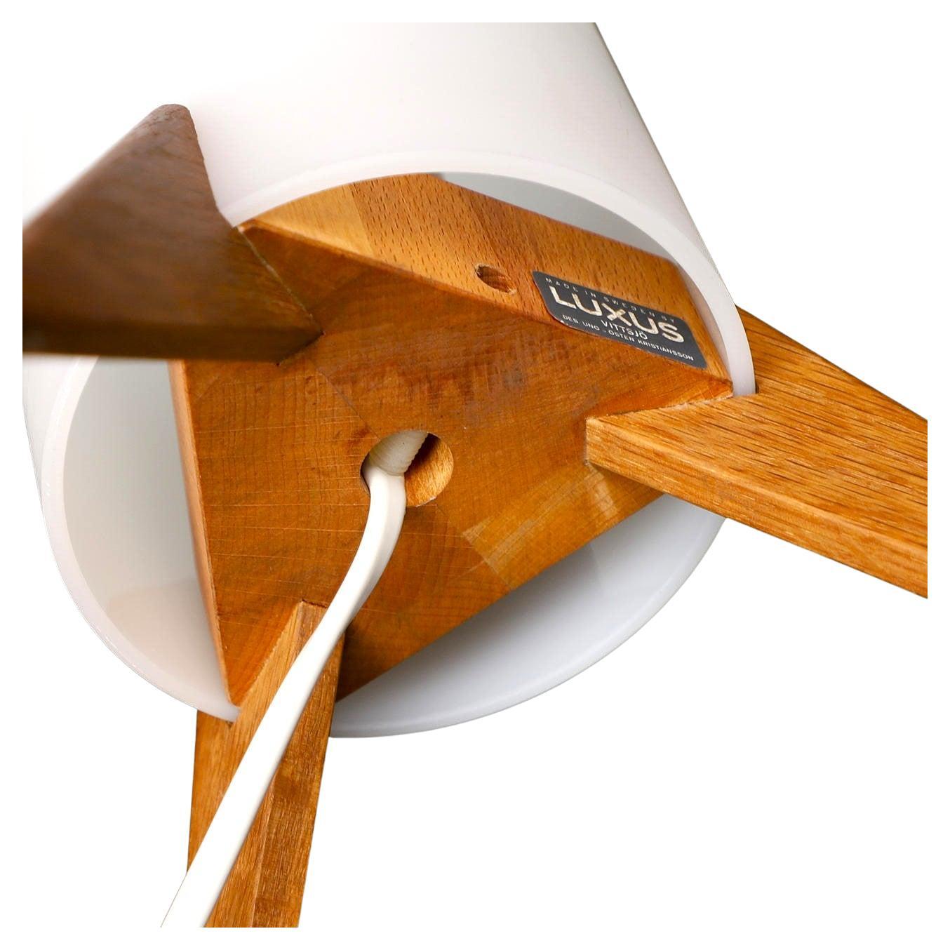 Swedish The Rocket’ lamp by Uno & Östen Kristiansson for Luxus