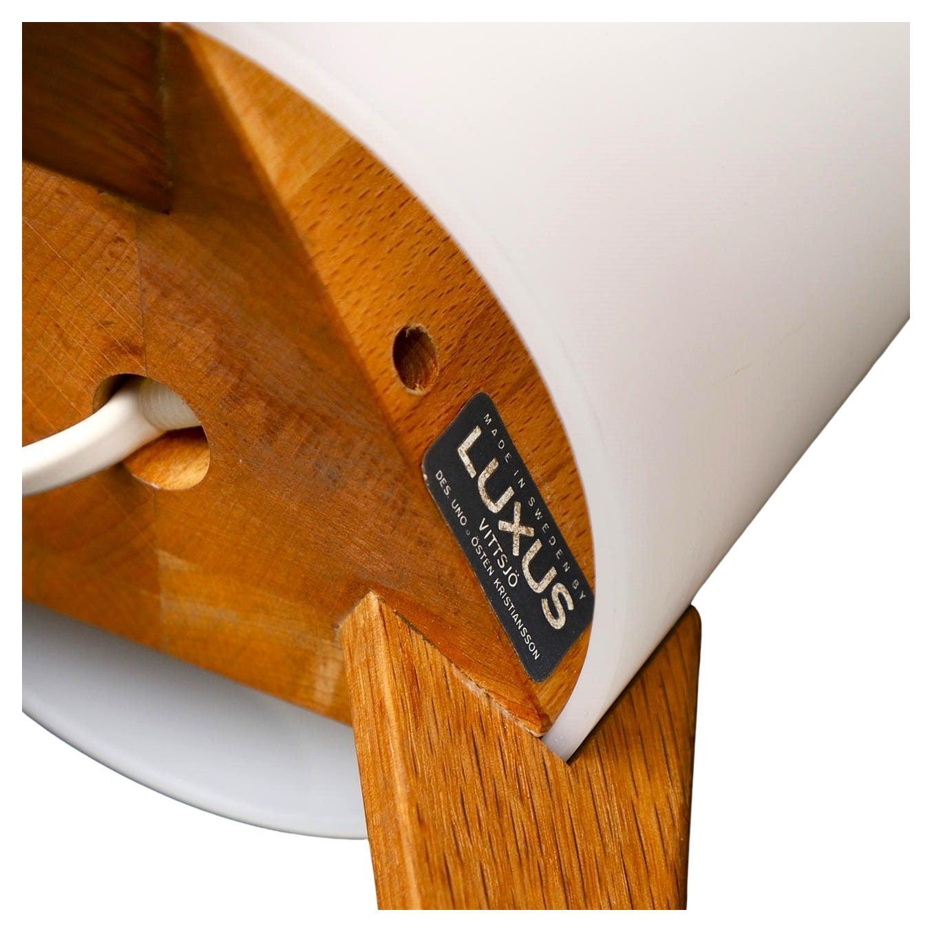 Woodwork The Rocket’ lamp by Uno & Östen Kristiansson for Luxus