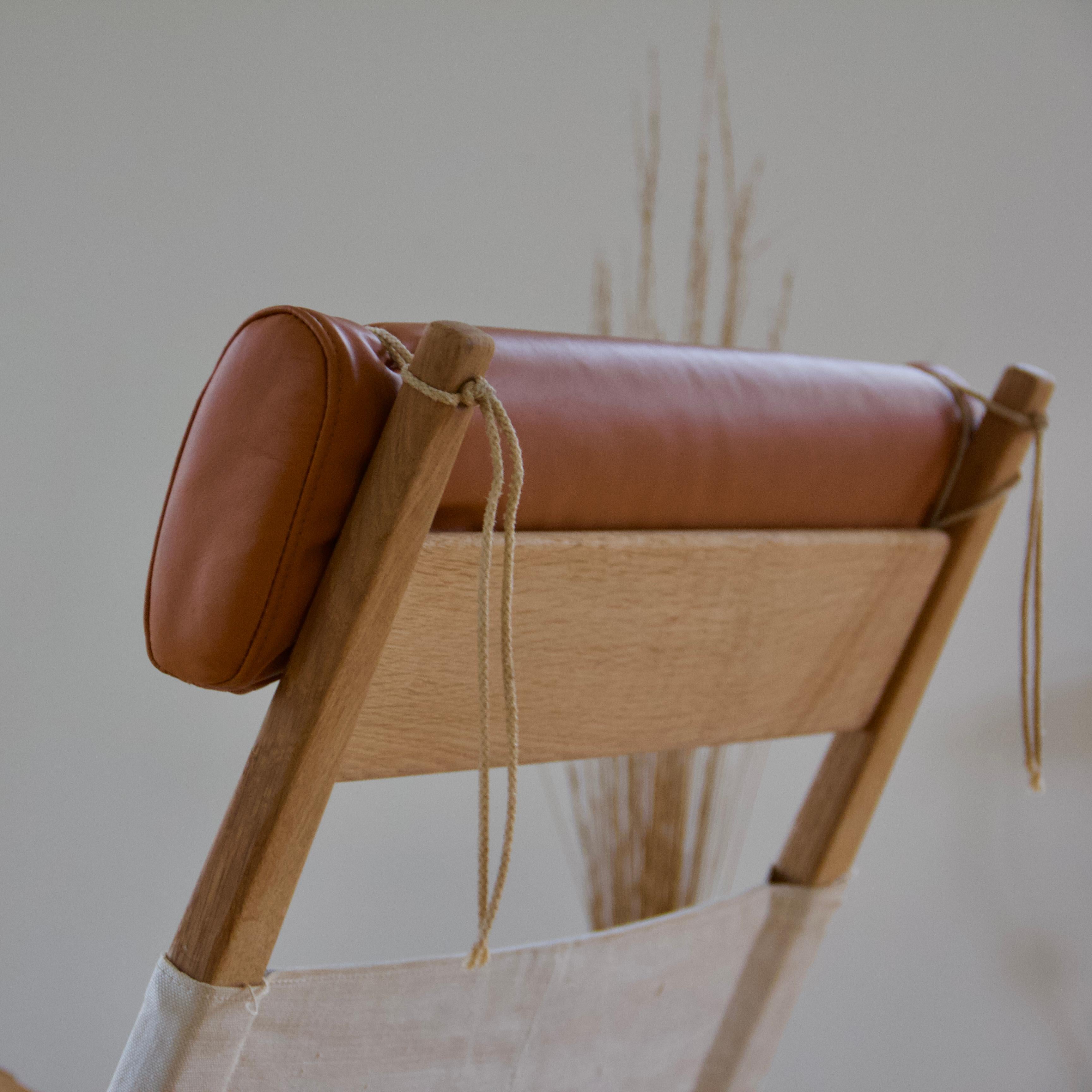 Danish Rocking Chair 'GE673' Getama Designed by Hans J. Wegner For Sale