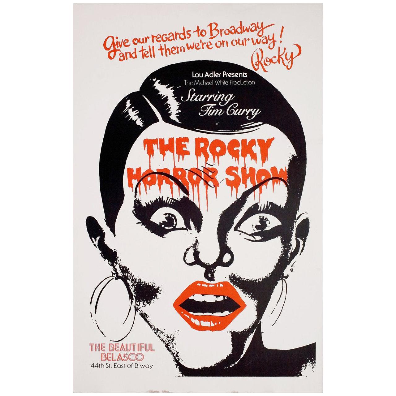 The Rocky Horror Picture Show 1975 U.S. Window Card Theatre Poster