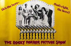 "The Rocky Horror Picture Show" vintage movie poster, 1975