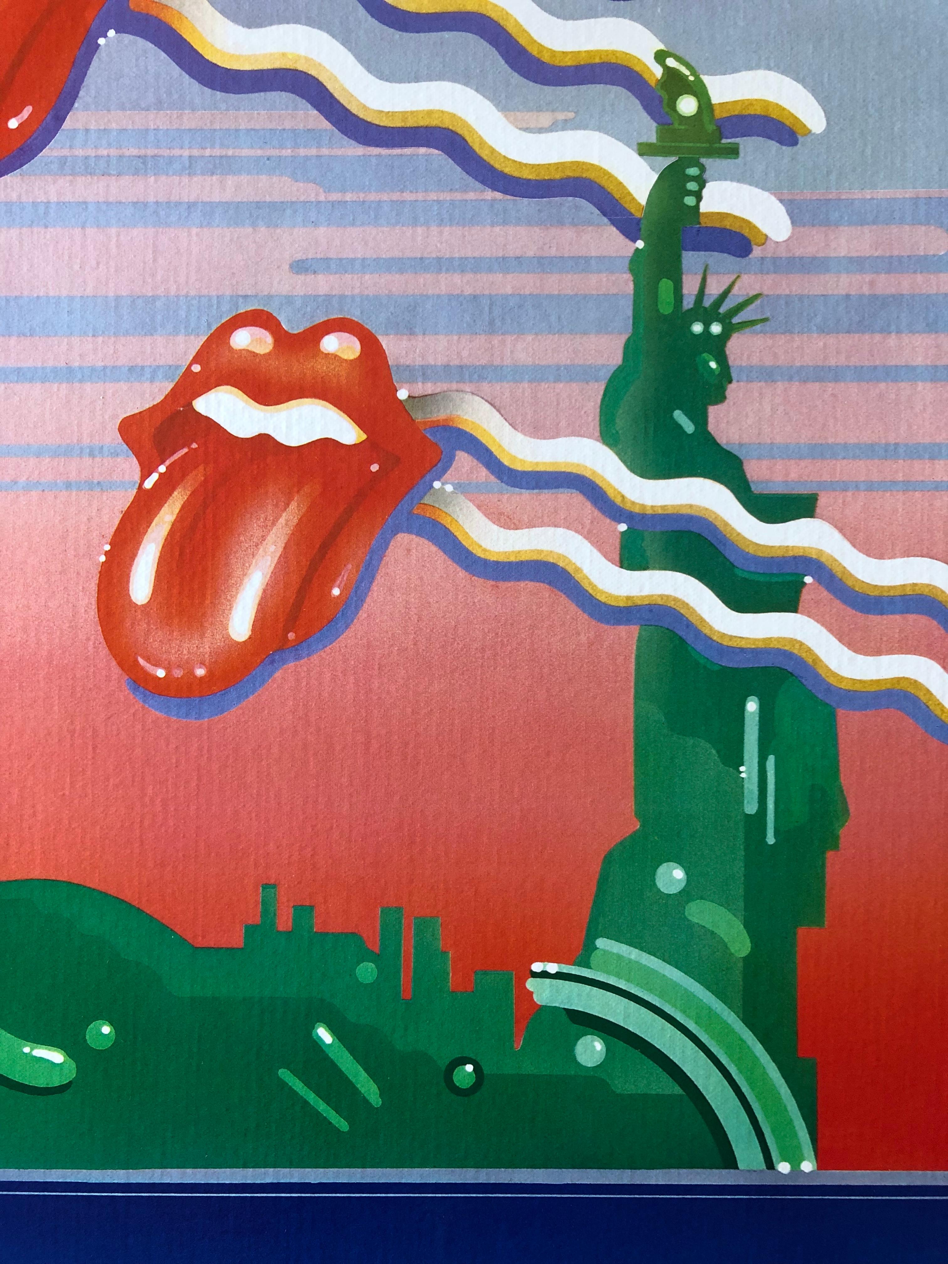 The Rolling Stones Original Vintage Tour Poster, American, 1981 at