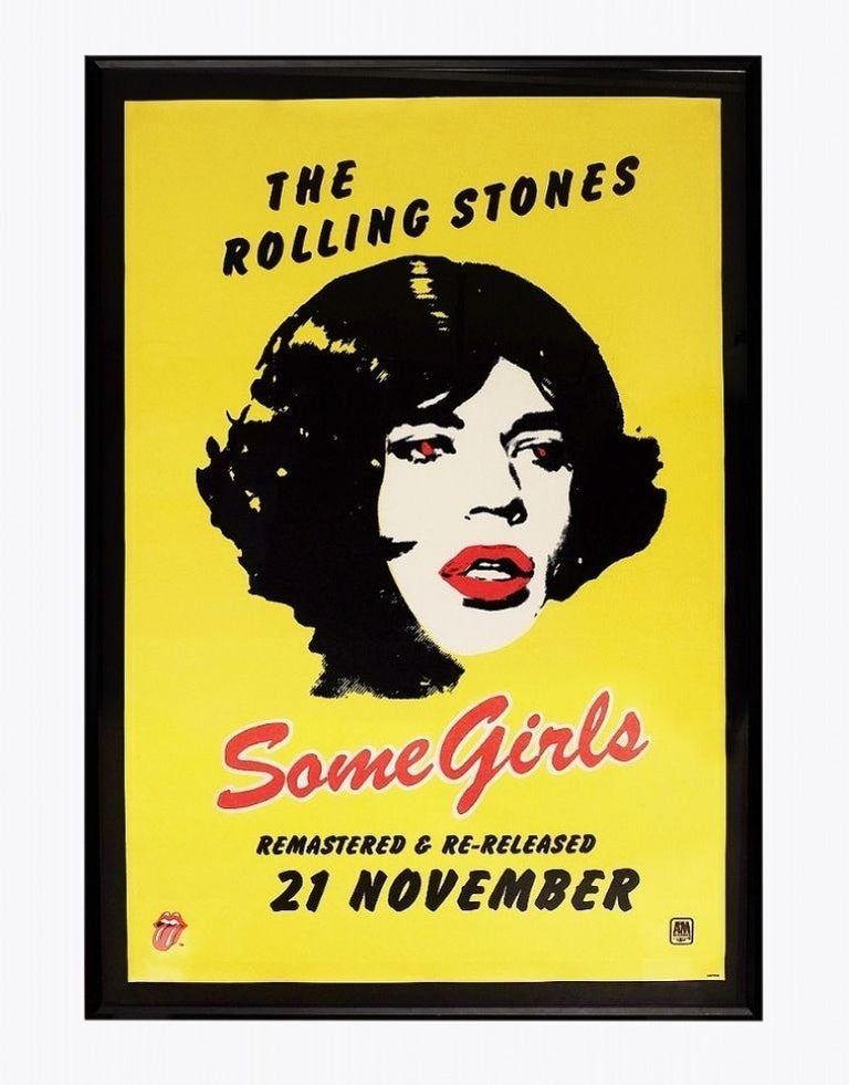 Some Girls Mick Jagger Poster For Sale at 1stDibs