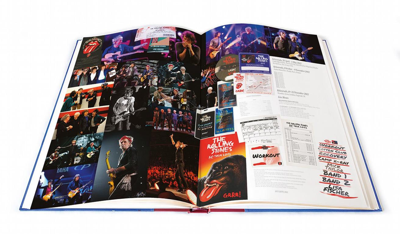 „The Rolling Stones Set Lists, Set Pieces“ von Ronnie Wood (21. Jahrhundert und zeitgenössisch) im Angebot