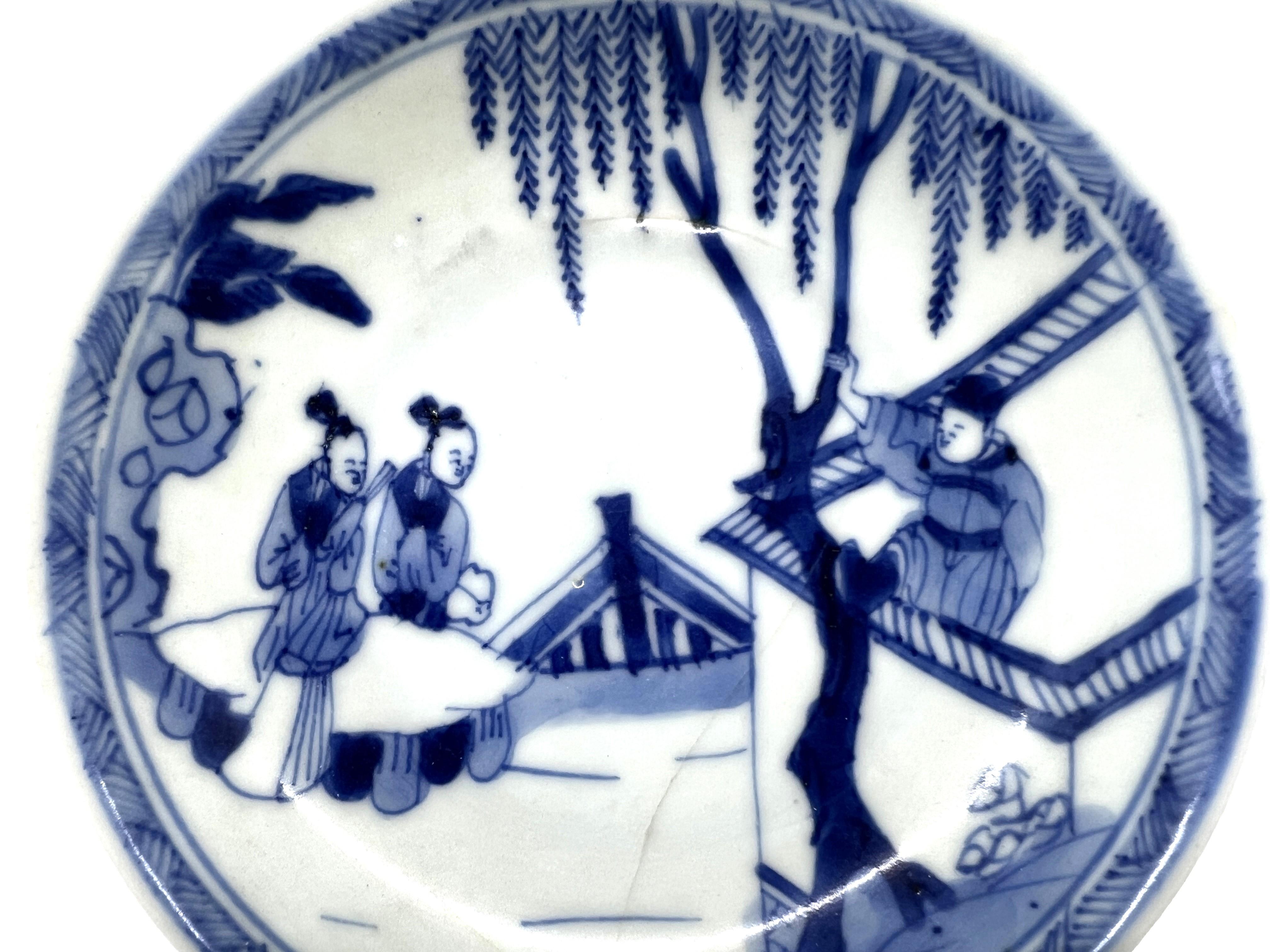 The scene depicted in the porcelain is inspired by 