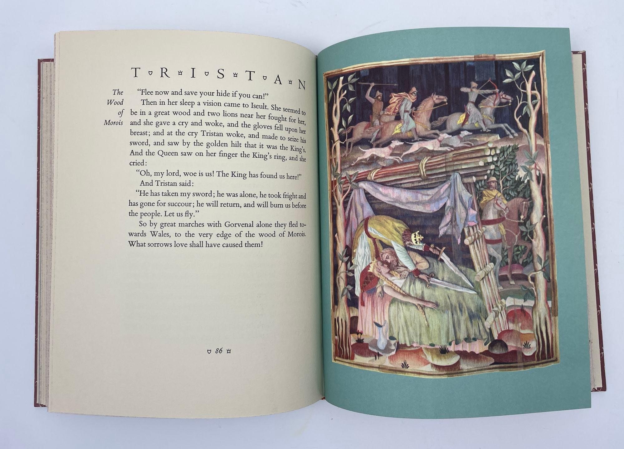 The Romance of Tristan and Iseult Joseph Bedier Heritage Press 1960 Illustrated For Sale 3