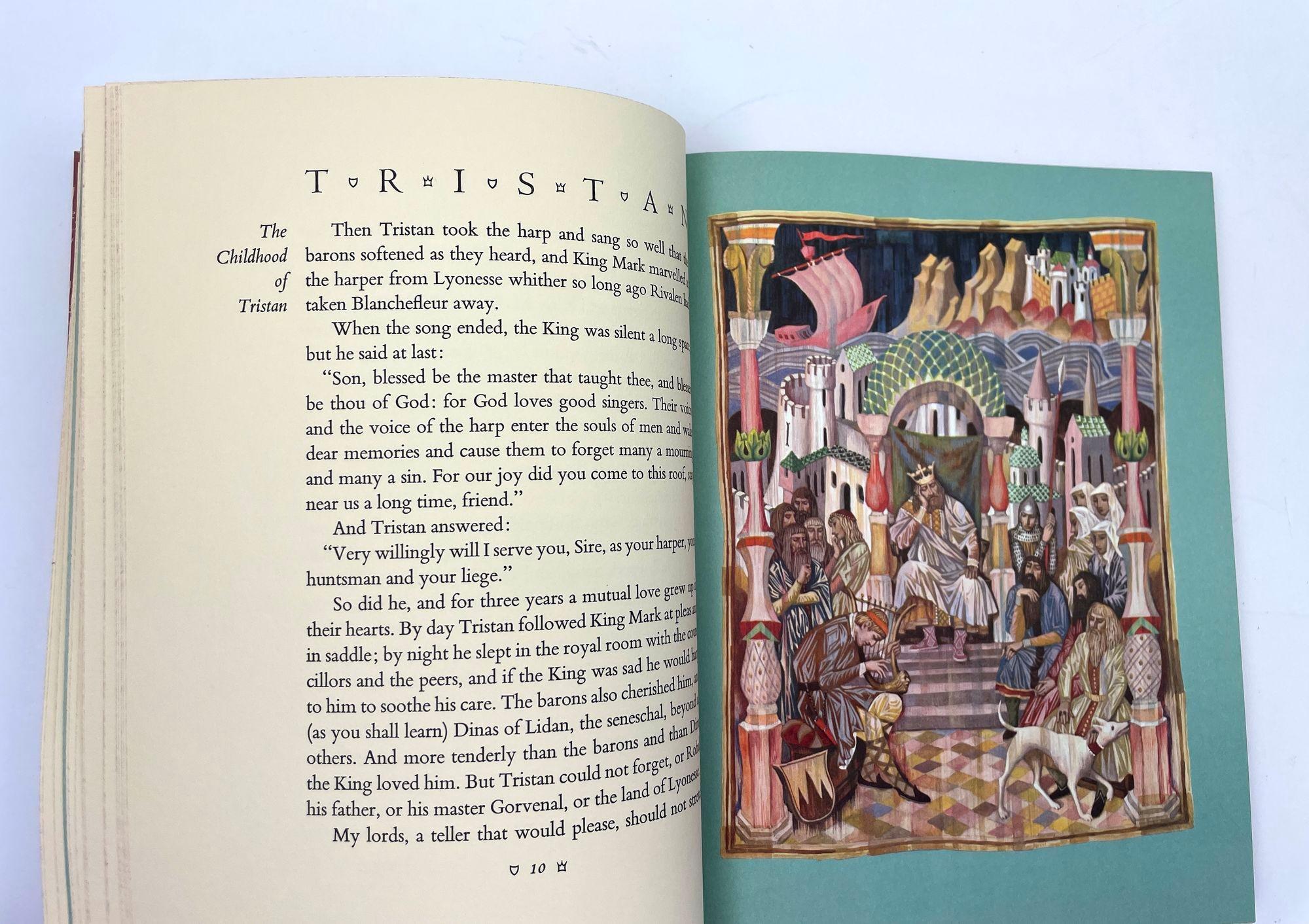Paper The Romance of Tristan and Iseult Joseph Bedier Heritage Press 1960 Illustrated For Sale