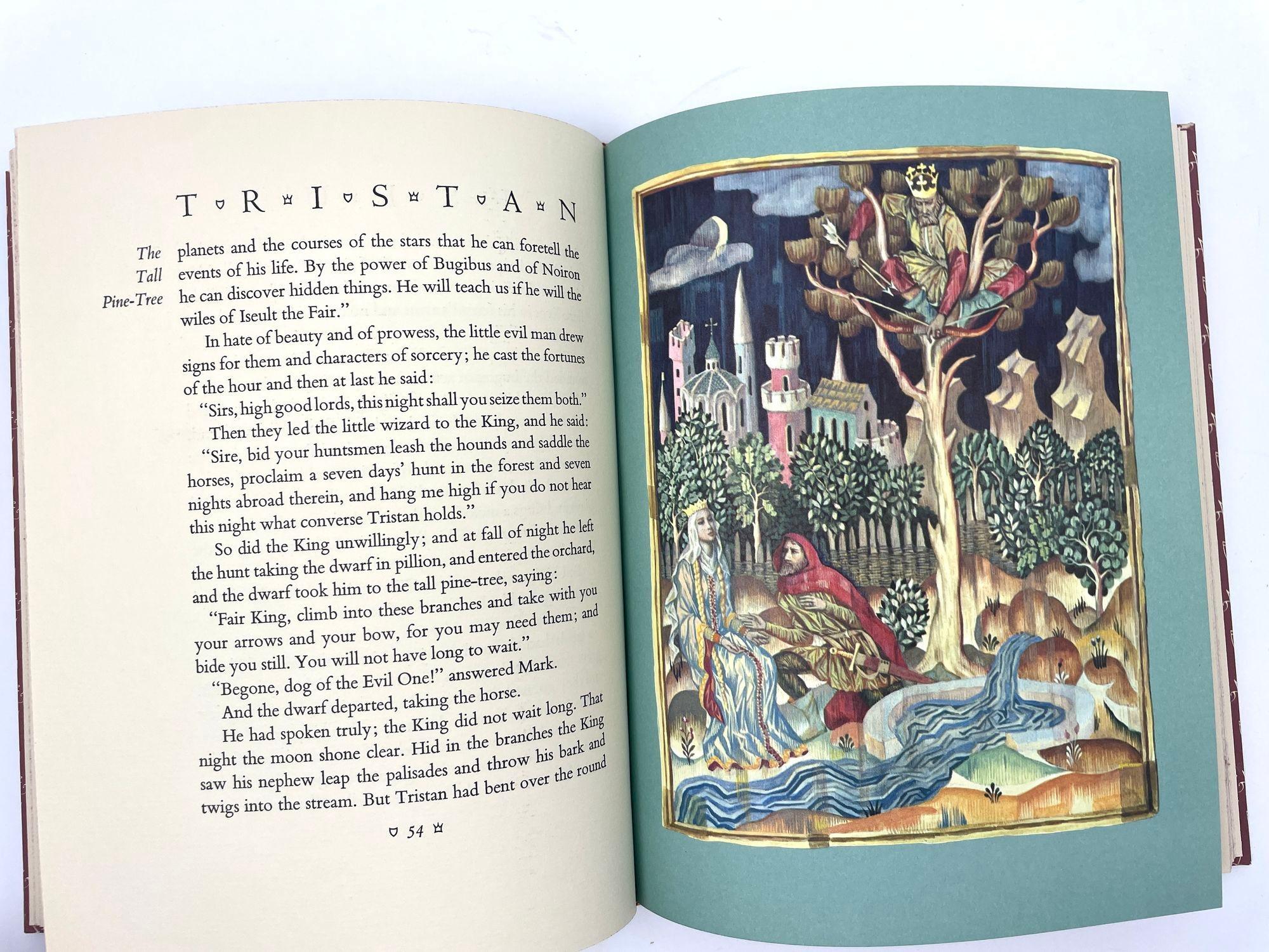 The Romance of Tristan and Iseult Joseph Bedier Heritage Press 1960 Illustrated For Sale 2
