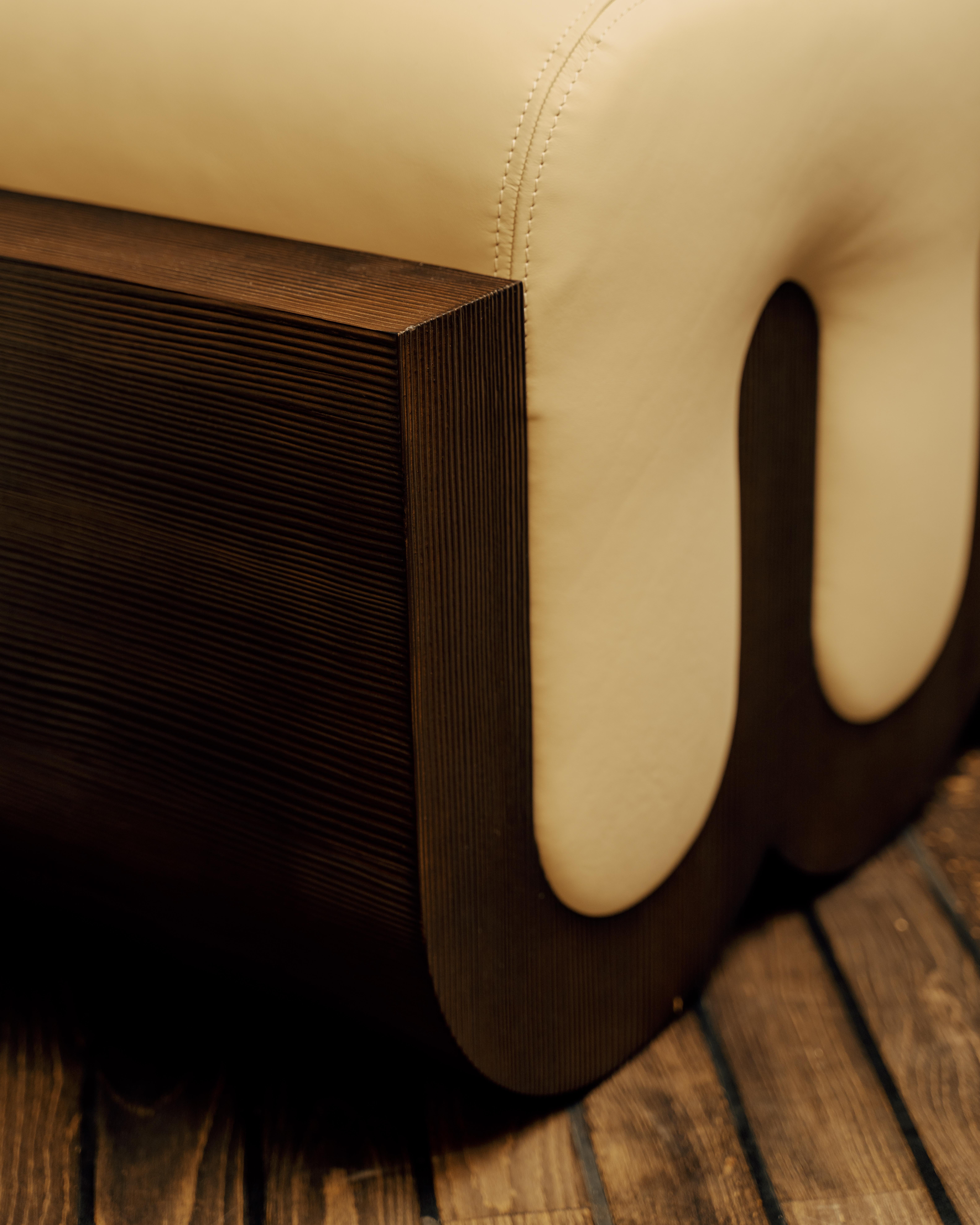 The Roooly bench by Raphaël Pontais In New Condition For Sale In Paris, FR