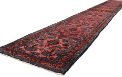 The Rose Corridor: An Antique Persian Lilihan Runner of Aristocratic Flourish