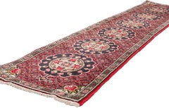 The Rose Regency: An Antique Persian Bijar Masterpiece of Timeless Elegance