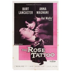 Vintage The Rose Tattoo 1955 U.S. One Sheet Film Poster