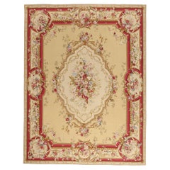 El salón de palisandro: Una Obra Maestra de Aubusson Chino Vintage de Elegancia Luis XV